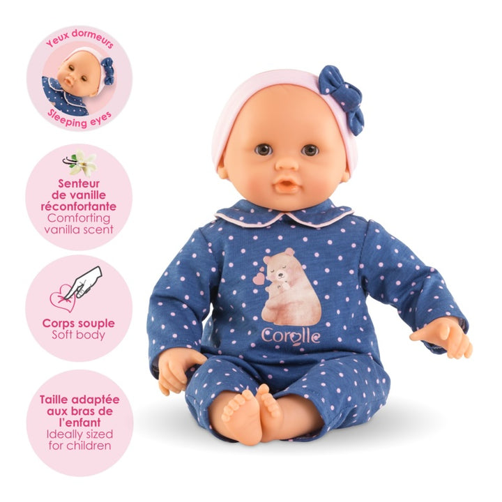 Poupée de 30 cm Poupon bébé calin Capucine ourson Corolle Mlle et Coco