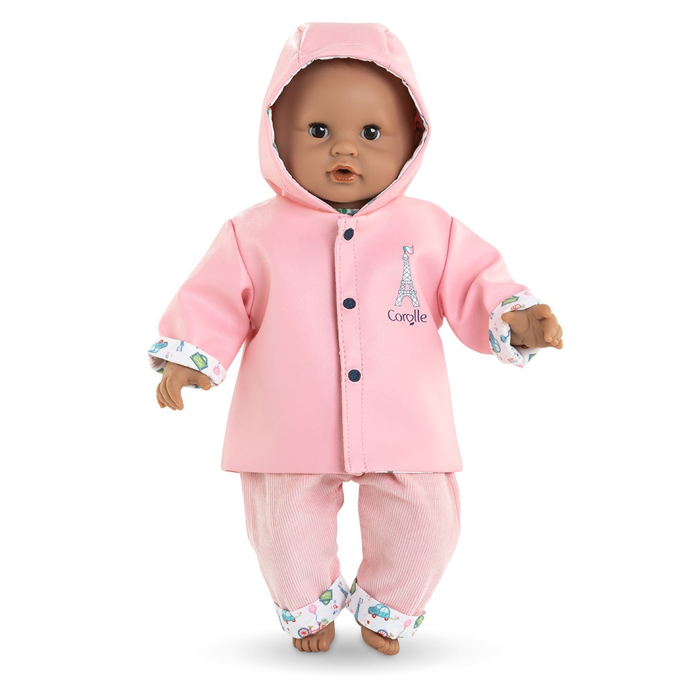 imperméable pour poupée Corolle week-end  Paris Mlle et Coco