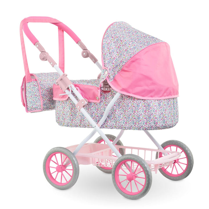 landeau floral Corolle jouet rose Mlle et Coco poupée