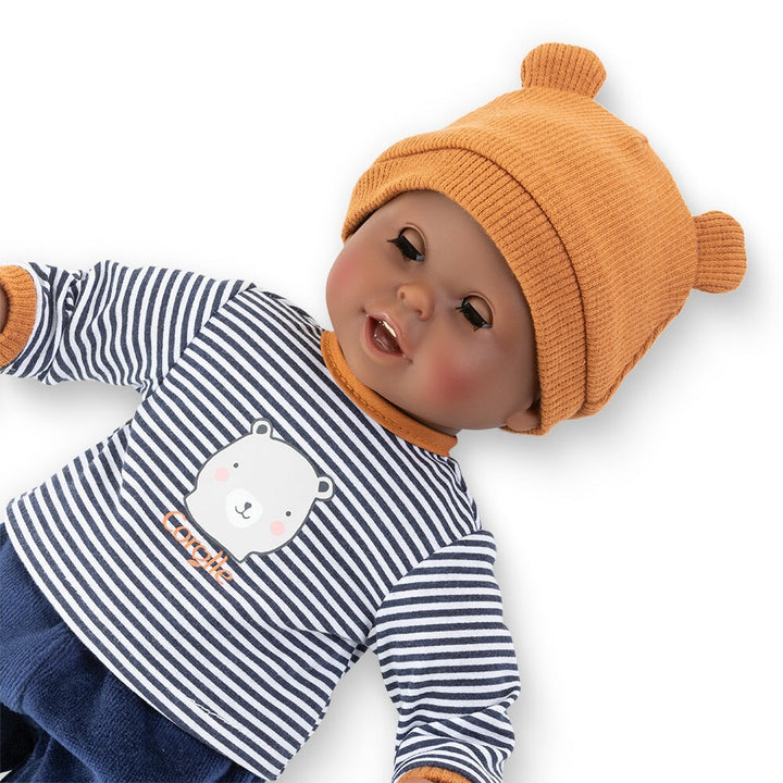 Poupée Marius Corolle chandail rayé pantalon marine Mlle et Coco