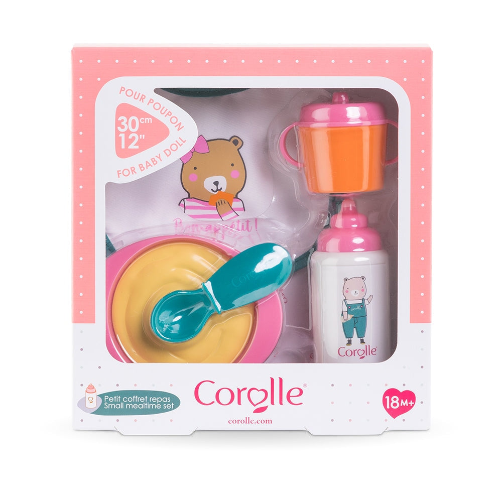 Petit coffret repas Corolle accessoire poupée Mlle et Coco