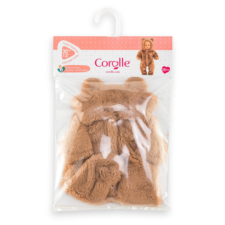 Vêtement pour poupée Teddy bear Combinaison pilote ourson brun