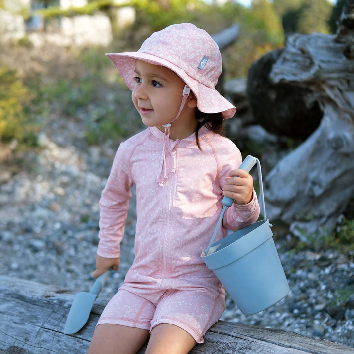chapeau été coton Jan Jul pink prairie Mlle et Coco