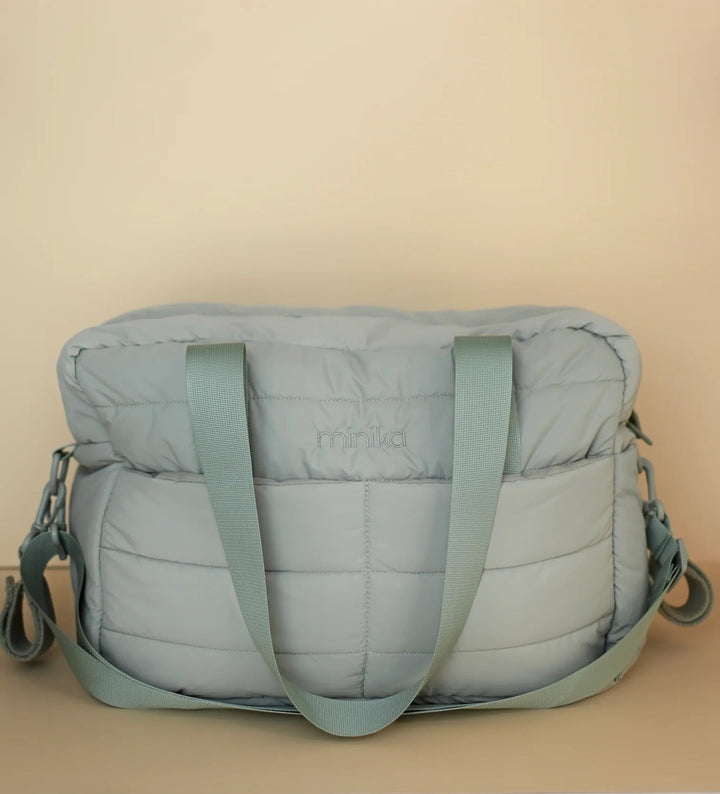 Sac à couches vert sage Minika Mlle et Coco