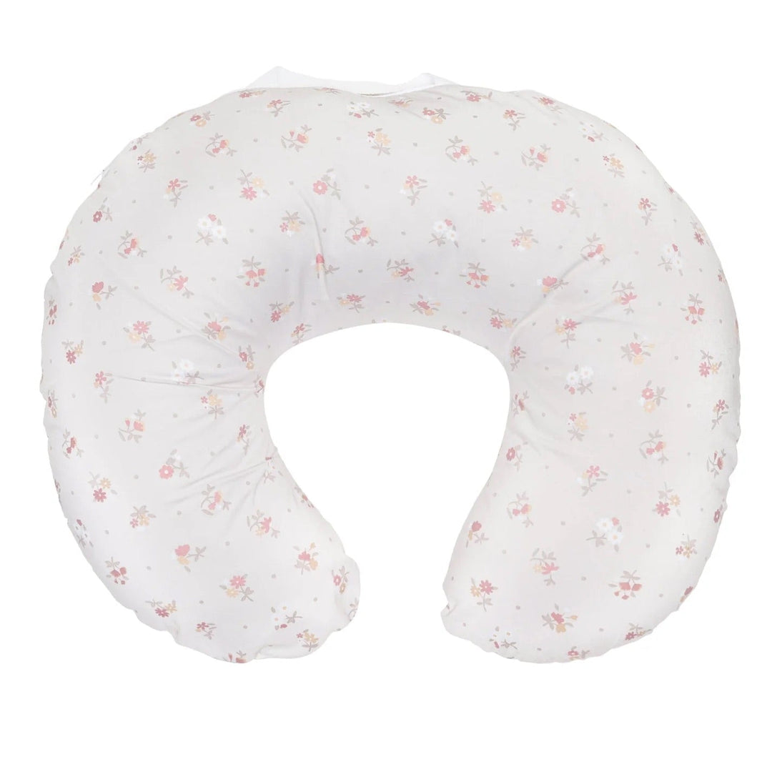 Coussin allaitement motif fleurs de perlimpinpin par Mlle & Coco
