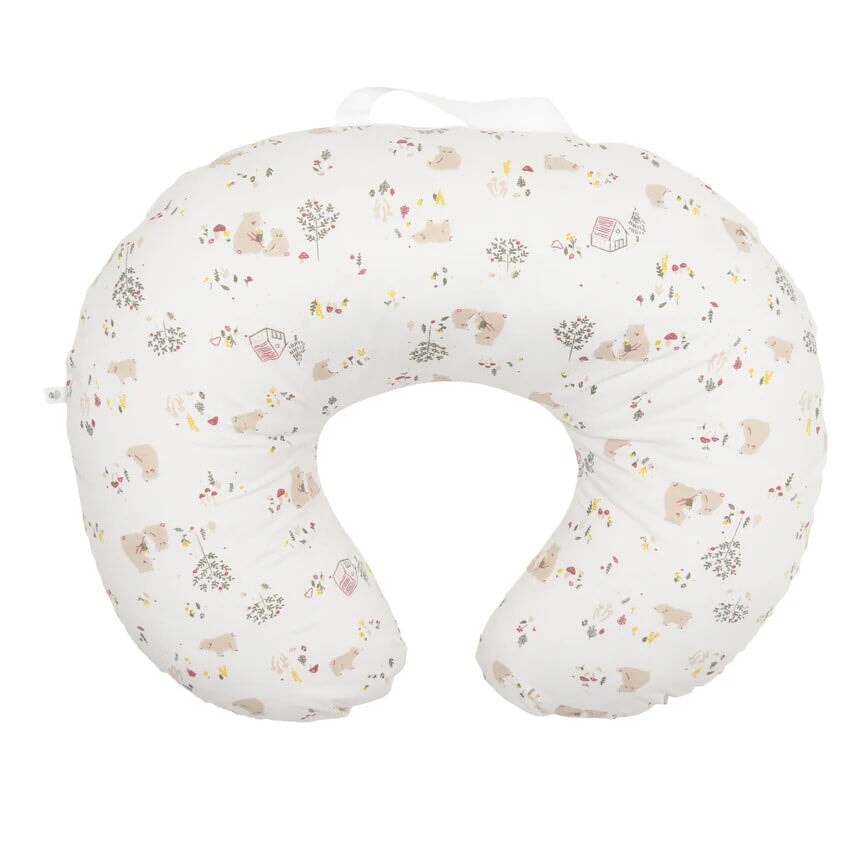 Coussin d'allaitement ours Perlimpinpin Mlle et Coco