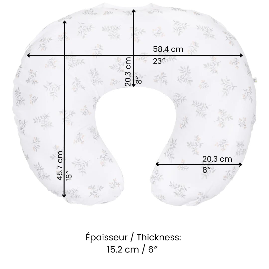 Coussin allaitement de Perlimpinpin motif Forêt
