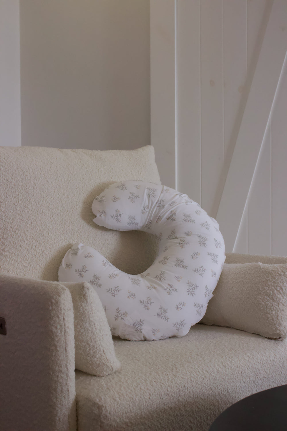 coussin allaitement feuille perlimpinpin accessoire bébé Mlle et Coco