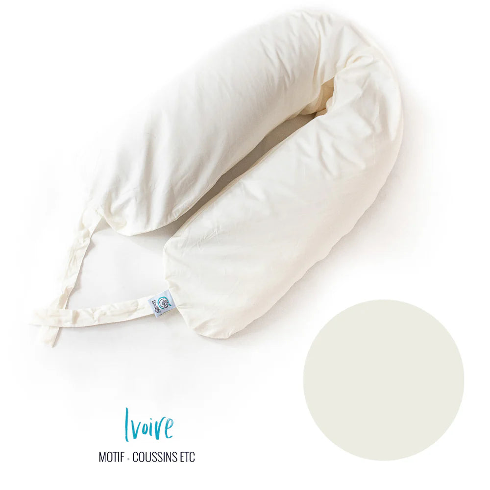 coussin allaitement ivoire microbille léget