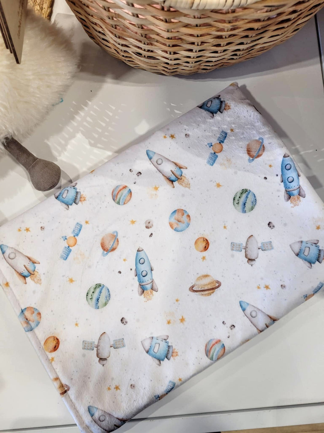 couverture Minky Mlle et Coco Espace accessoire bébé