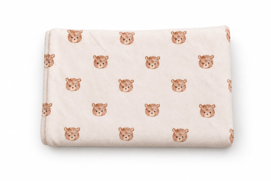 Couverture de minky - Ourson - Mlle et Coco Literie Mlle et Coco 