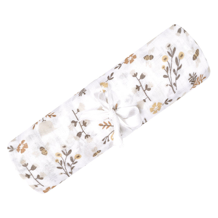 Couverture mousseline abeilles Perlim Pinpin Mlle et Coco