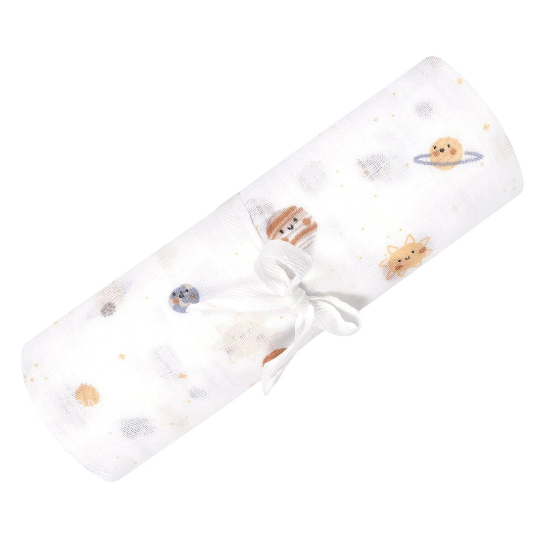 Couverture mousseline cosmos Perlim Pinpin Mlle et Coco