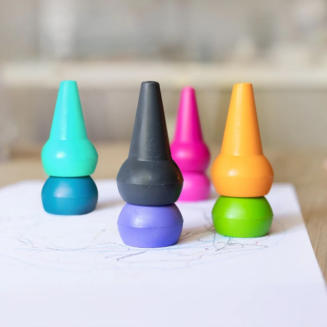 Crayon empilable couleur bonbon Tiger Tribe Mlle et Coco