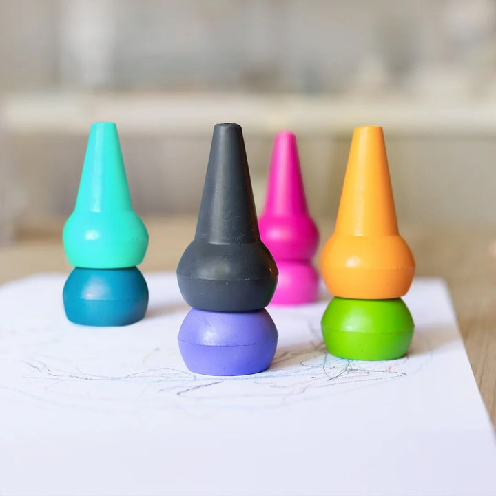 Crayon empilable couleur bonbon Tiger Tribe Mlle et Coco