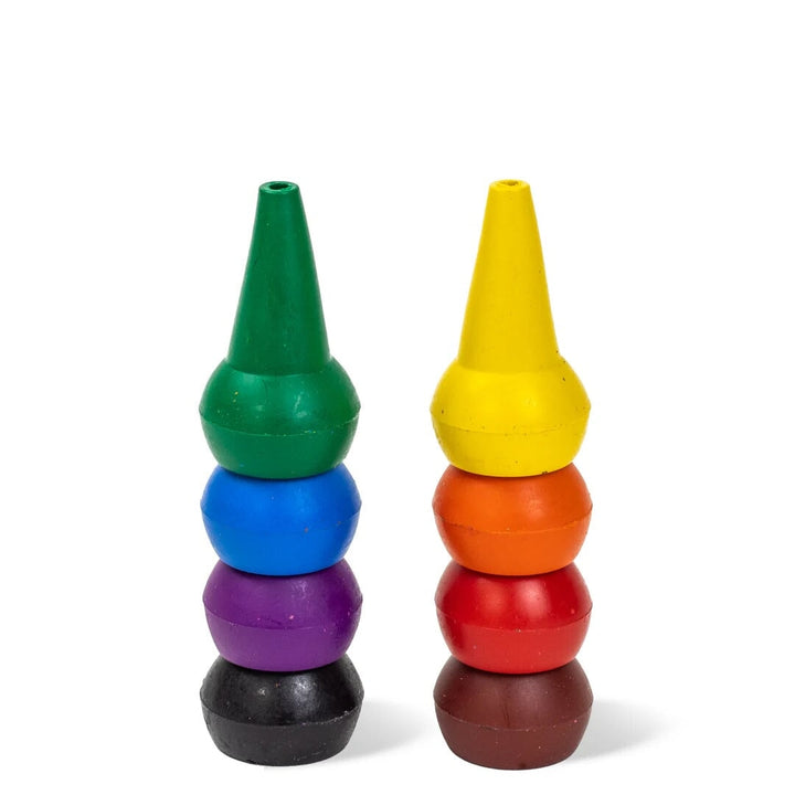 Crayon empilable couleur arc-en-ciel retro Tiger Tribe Mlle et Coco 