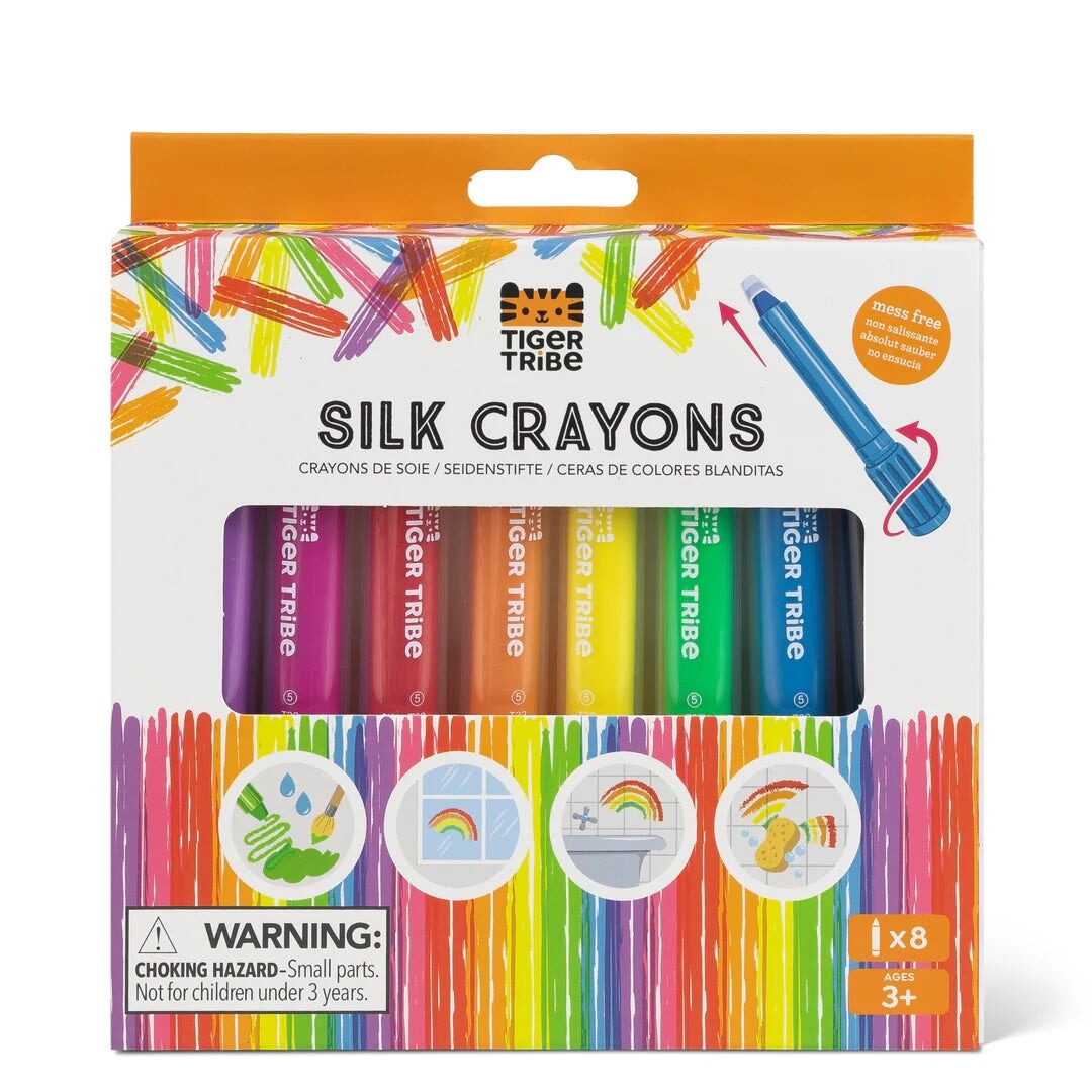 Coloriage Crayons de soie Tiger Tribe Mlle et Coco