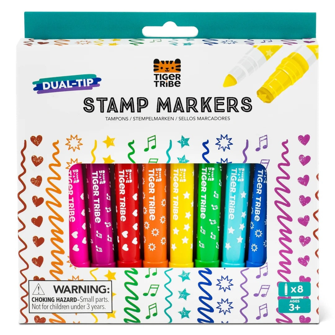 Crayon feutre tampons stamp Tiger Tribe Mlle et Coco