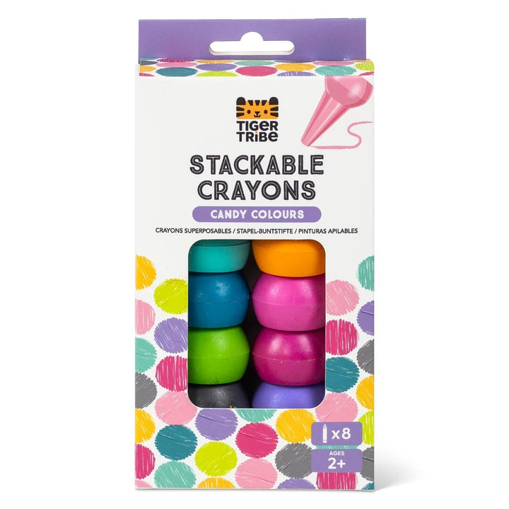Crayon empilable couleur bonbon Tiger Tribe Mlle et Coco