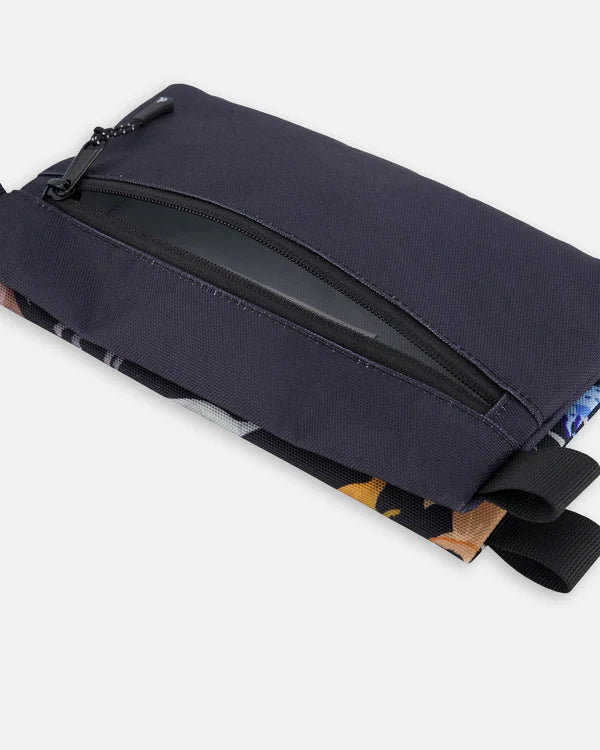 trousse crayon double noir imprimé dinosaure Deux par Deux