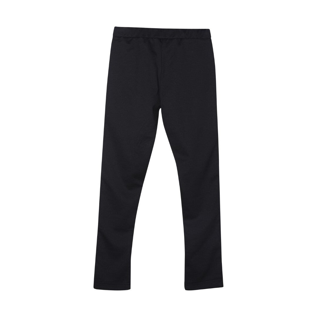 legging noir insertions cuir taille élastique vêtement Creamie enfant fille