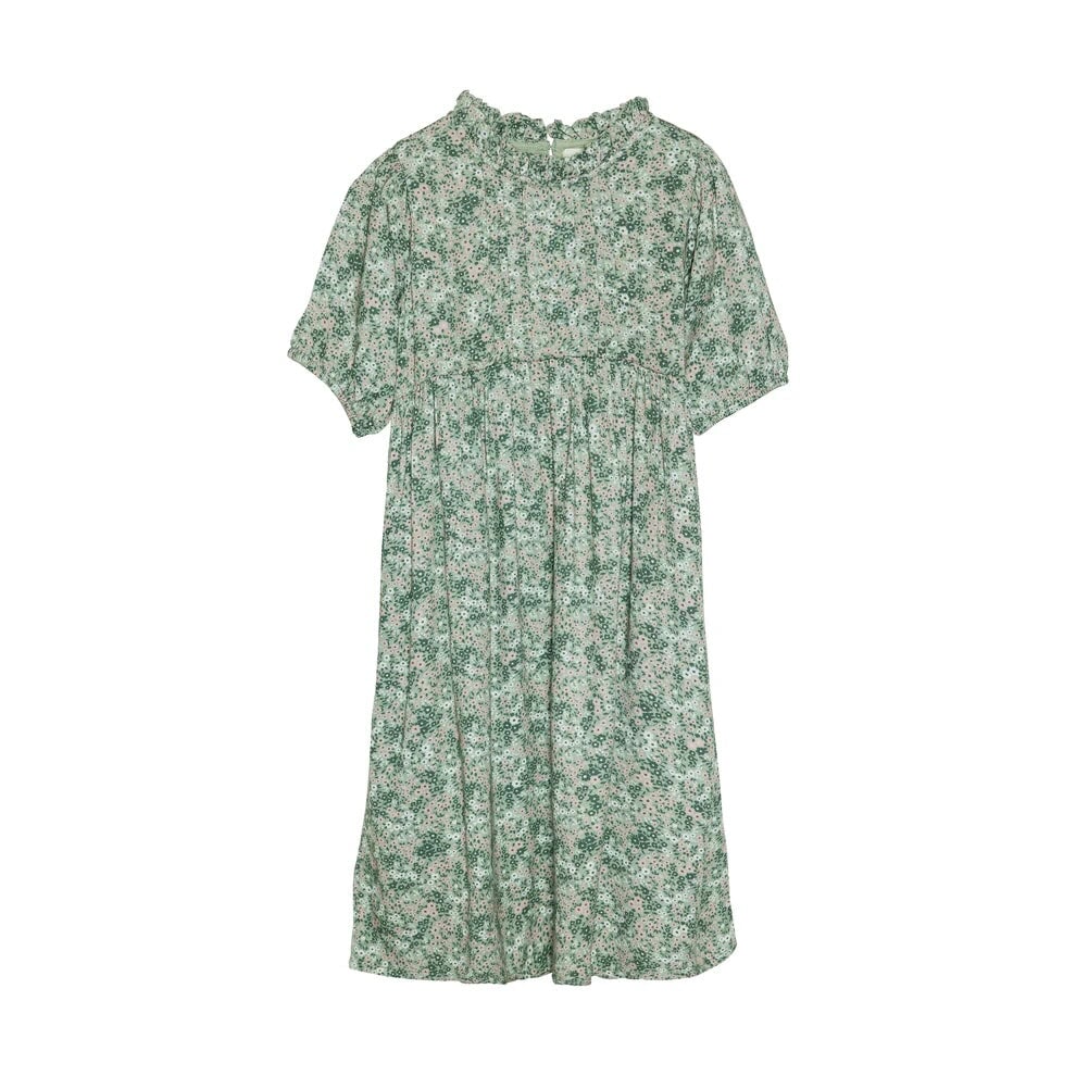 robe floral vert rose Creamie Mlle et Coco vêtement enfant
