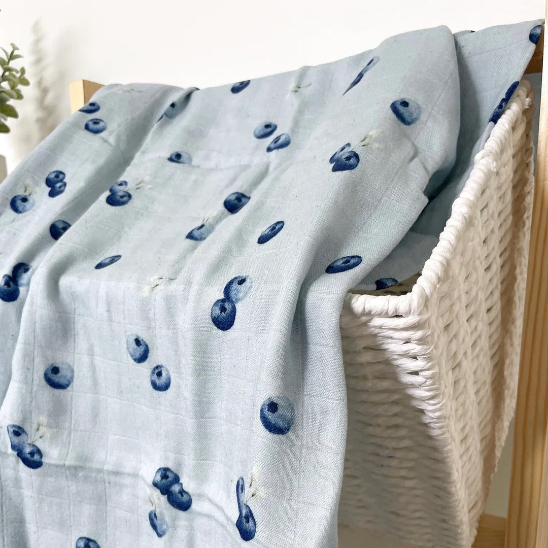 mousseline Bleuet Création Jade Mlle et Coco accessoire bébé