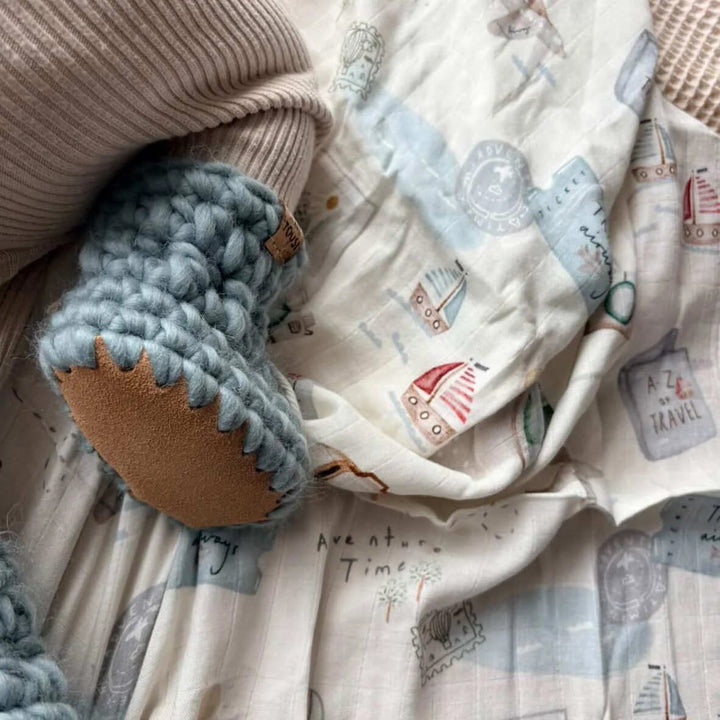 mousseline voyage Création Jade accessoire bébé Mlle et Coco