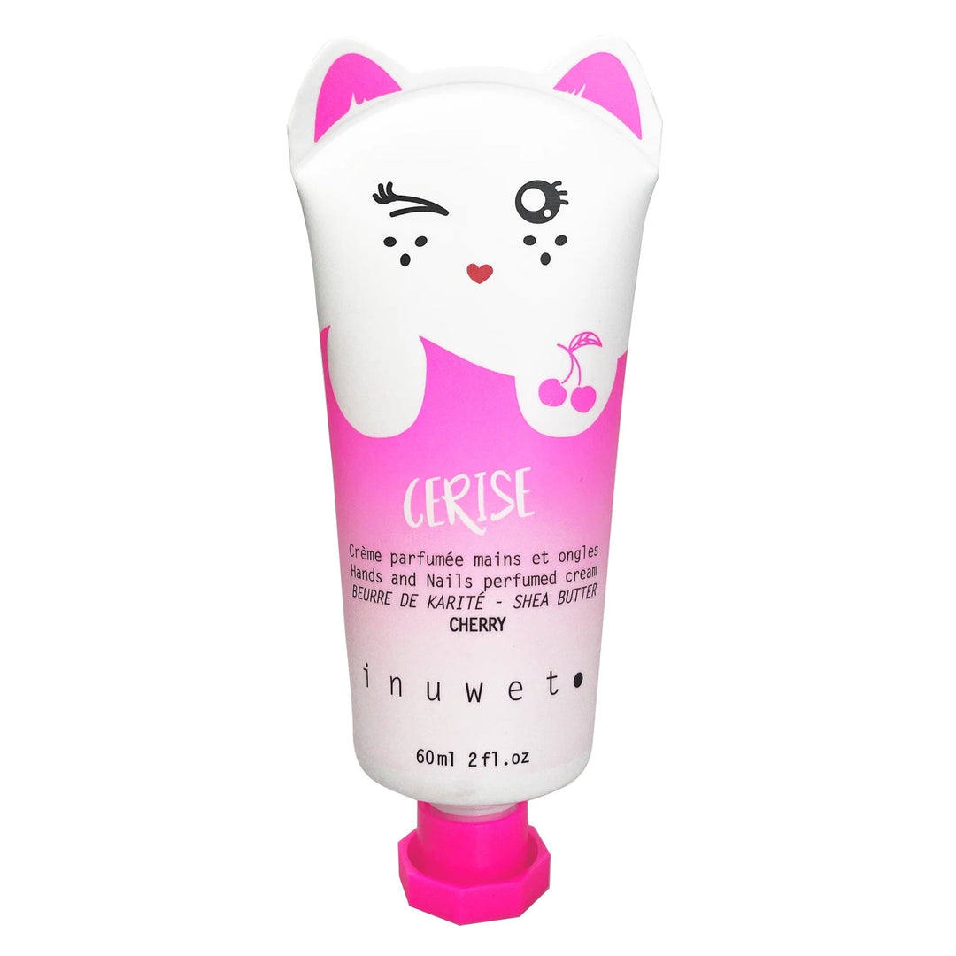 crème main beurre karite vegan cerise Inuwet cosmétique enfant