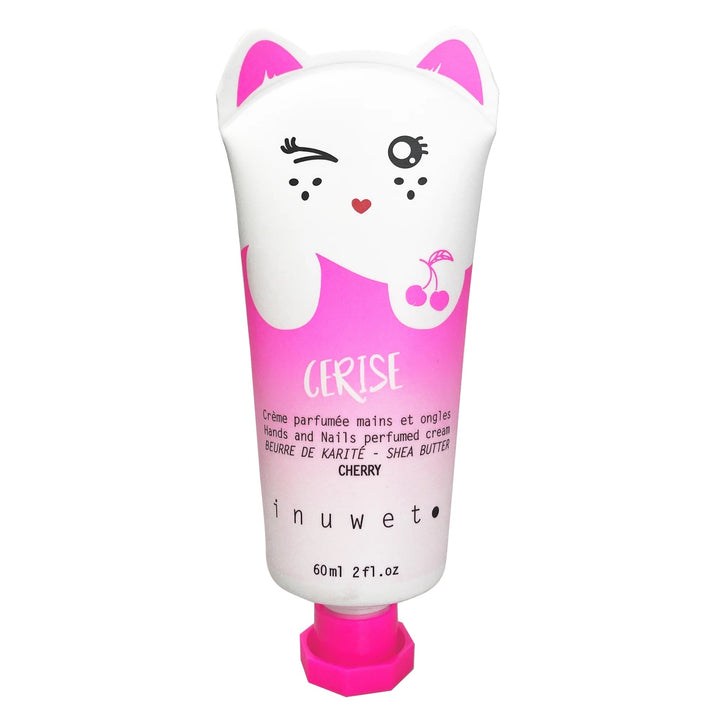 crème main beurre karite vegan cerise Inuwet cosmétique enfant