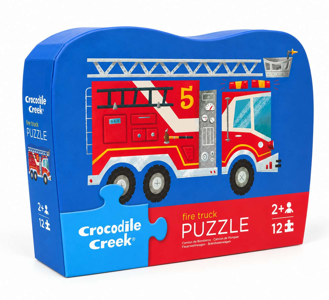 Casse-tête Camion de pompiers 12 morceaux Crocodile Creek