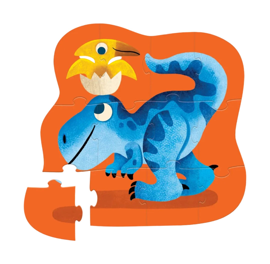 Casse-tête 12 morceaux les amis dinosaures Crocodile Creek Mlle et Coco