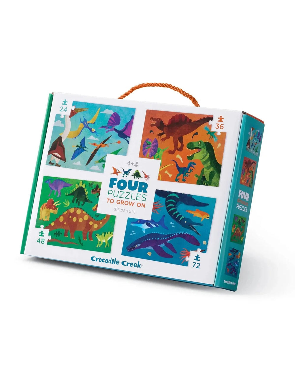 Four Puzzles dinosaure Crocodile Creek Mlle et Coco