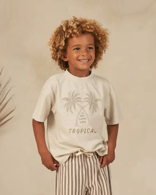 t-shirt manches courtes sable tropical Rylee + Cru