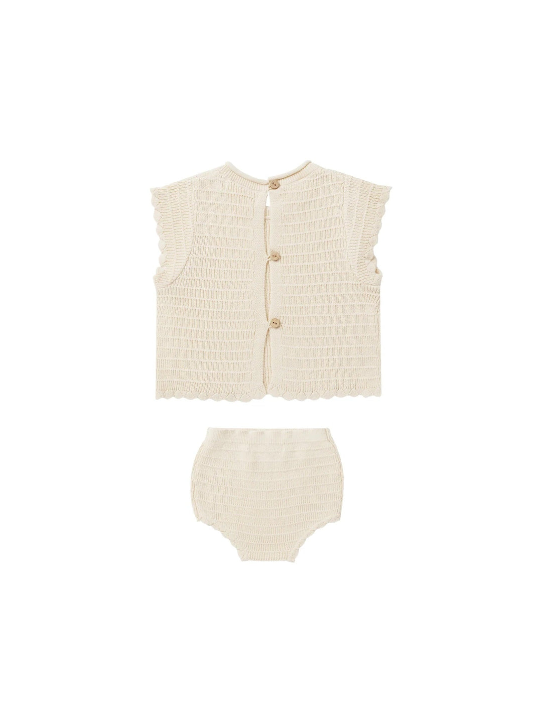 ensemble tricot naturel Rylee Cru Mlle et Coco coton