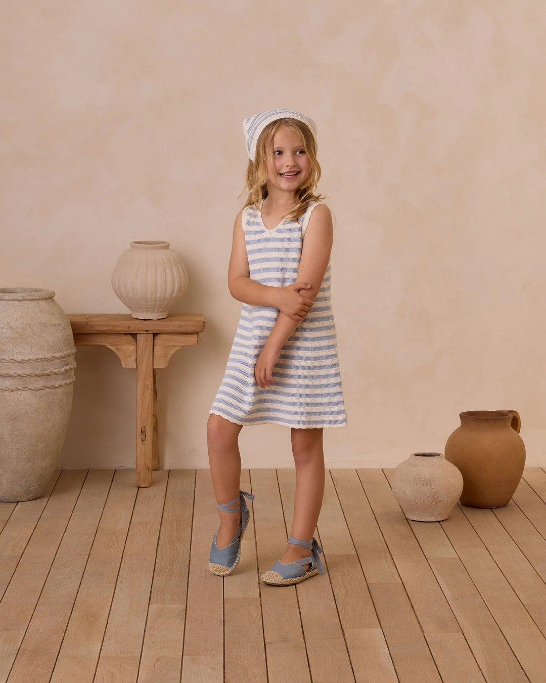 robe de tricot coton rylee cru Mlle et Coco vêtement