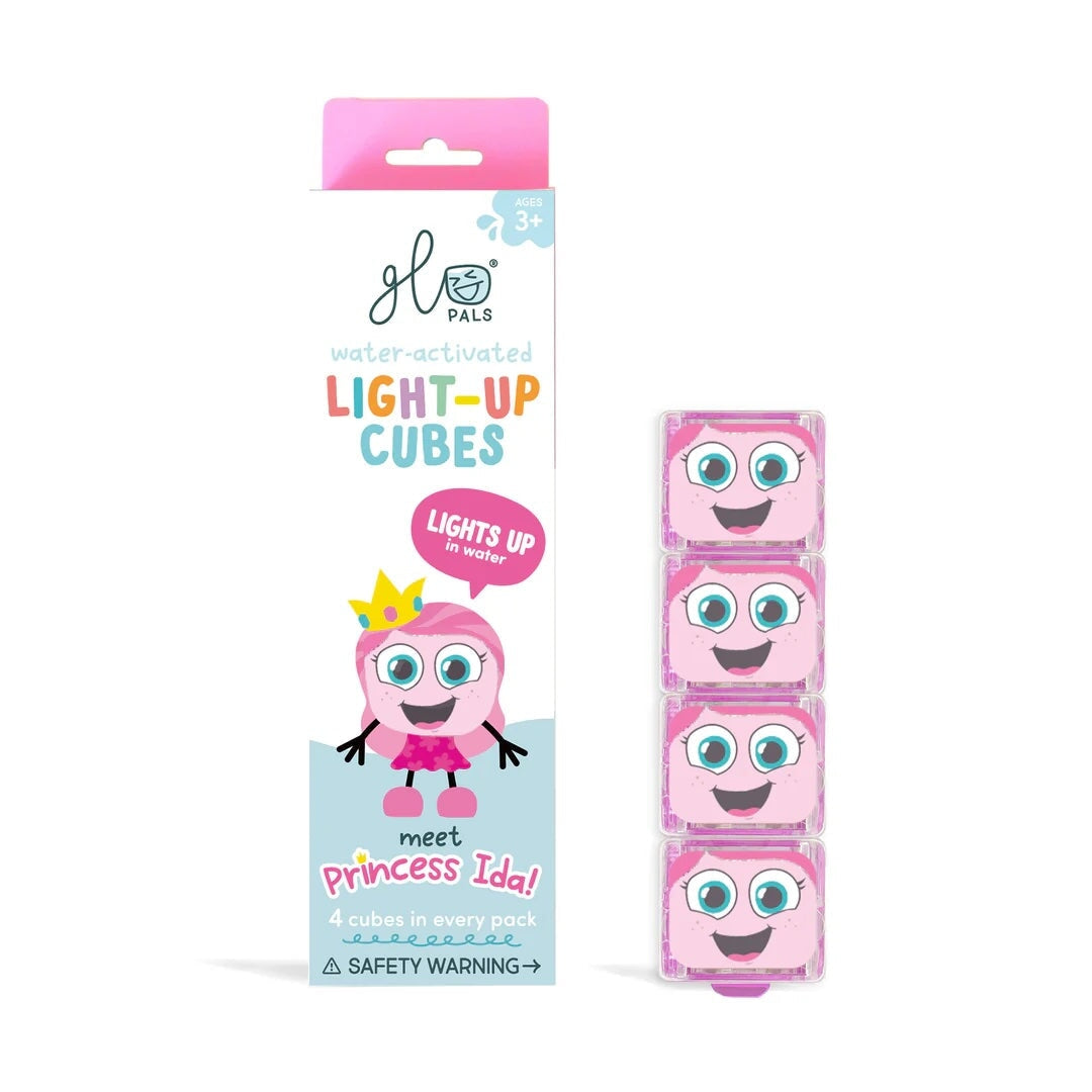 Glo pals cubes lumineuse rose Princesse Ida Jeux bain