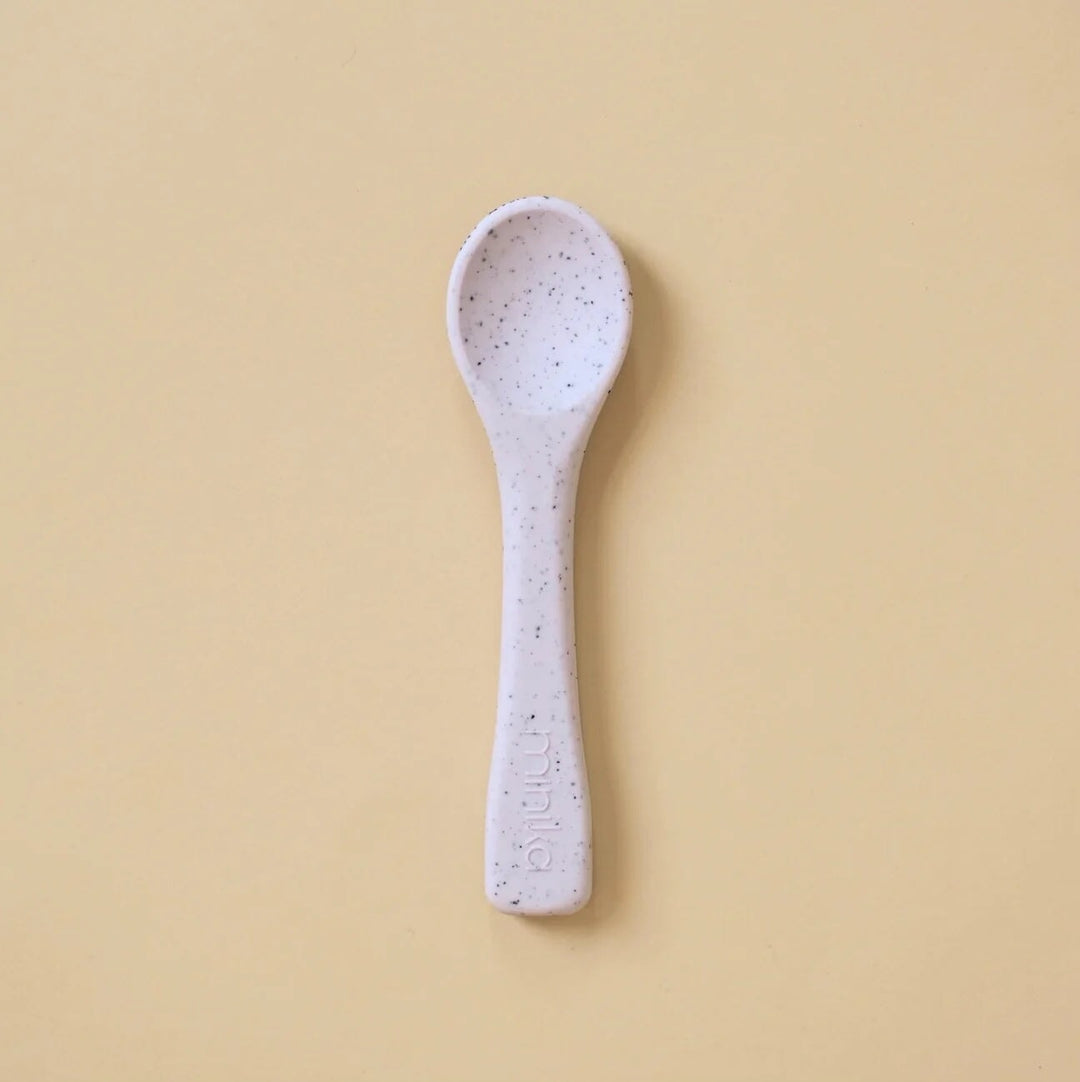 cuillière silicone accessoire cuisine enfant Minika compagnie québécoise