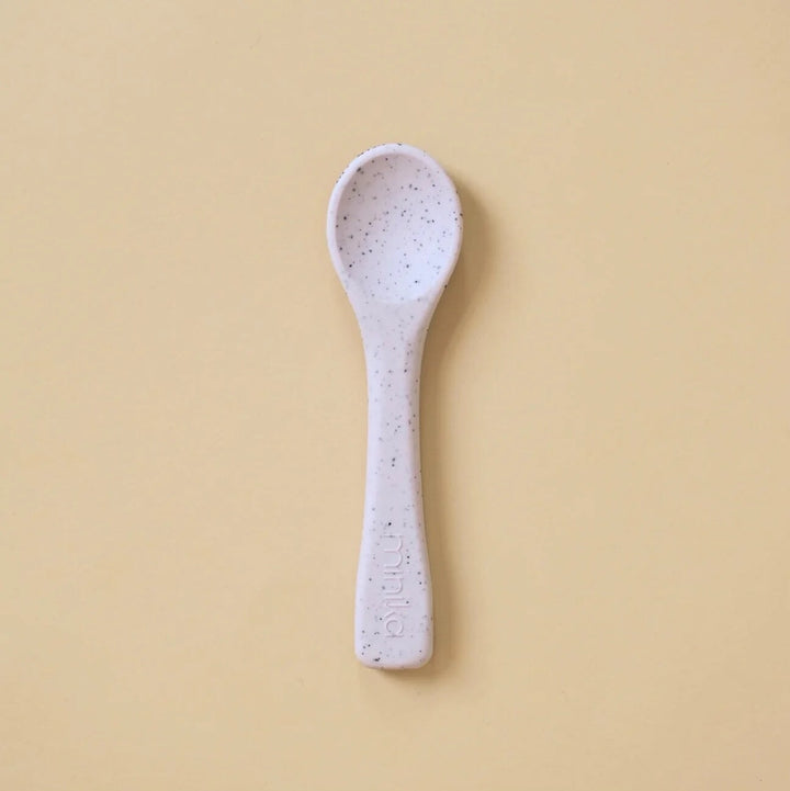 cuillière silicone accessoire cuisine enfant Minika compagnie québécoise