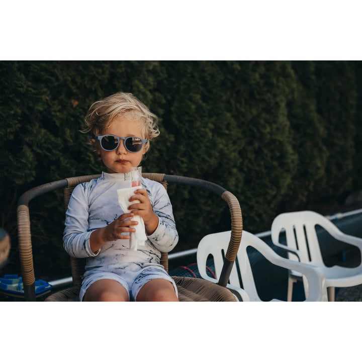 lunette soleil bleu acier accessoire enfant protection soleil Current Tyed