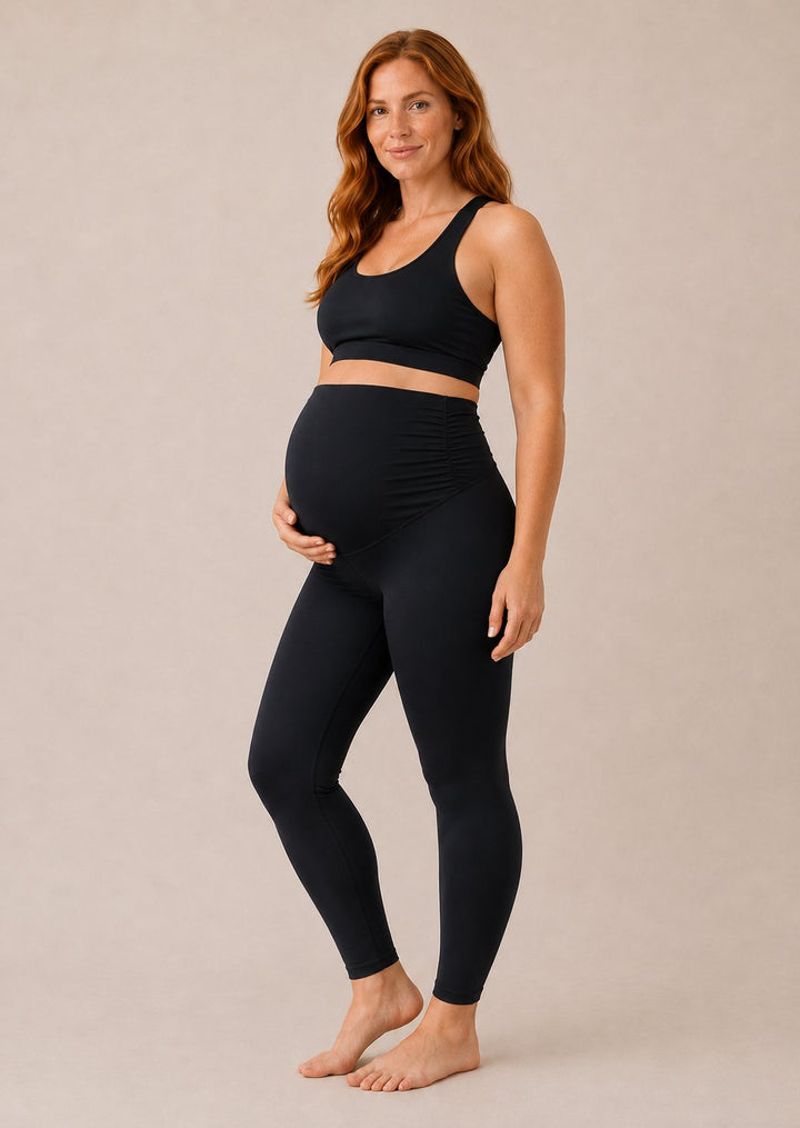 legging noir maternité Cynthya Bloom Mlle et Coco