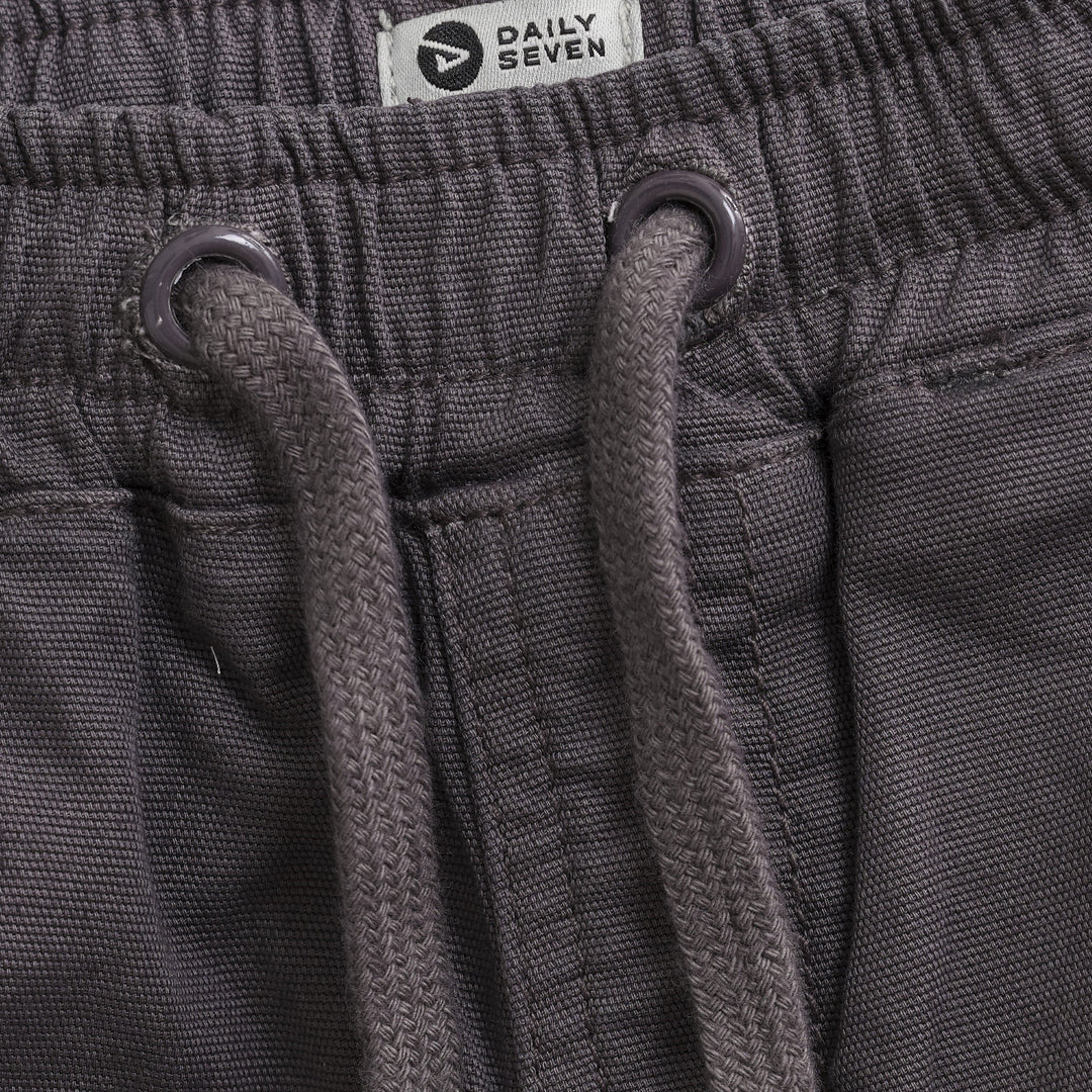 Pantalon parachute coton - Gris foncer - Daily Seven Vêtements (échantillons) Daily Seven 
