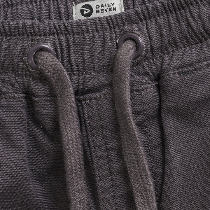 Pantalon parachute coton - Gris foncer - Daily Seven Vêtements (échantillons) Daily Seven 