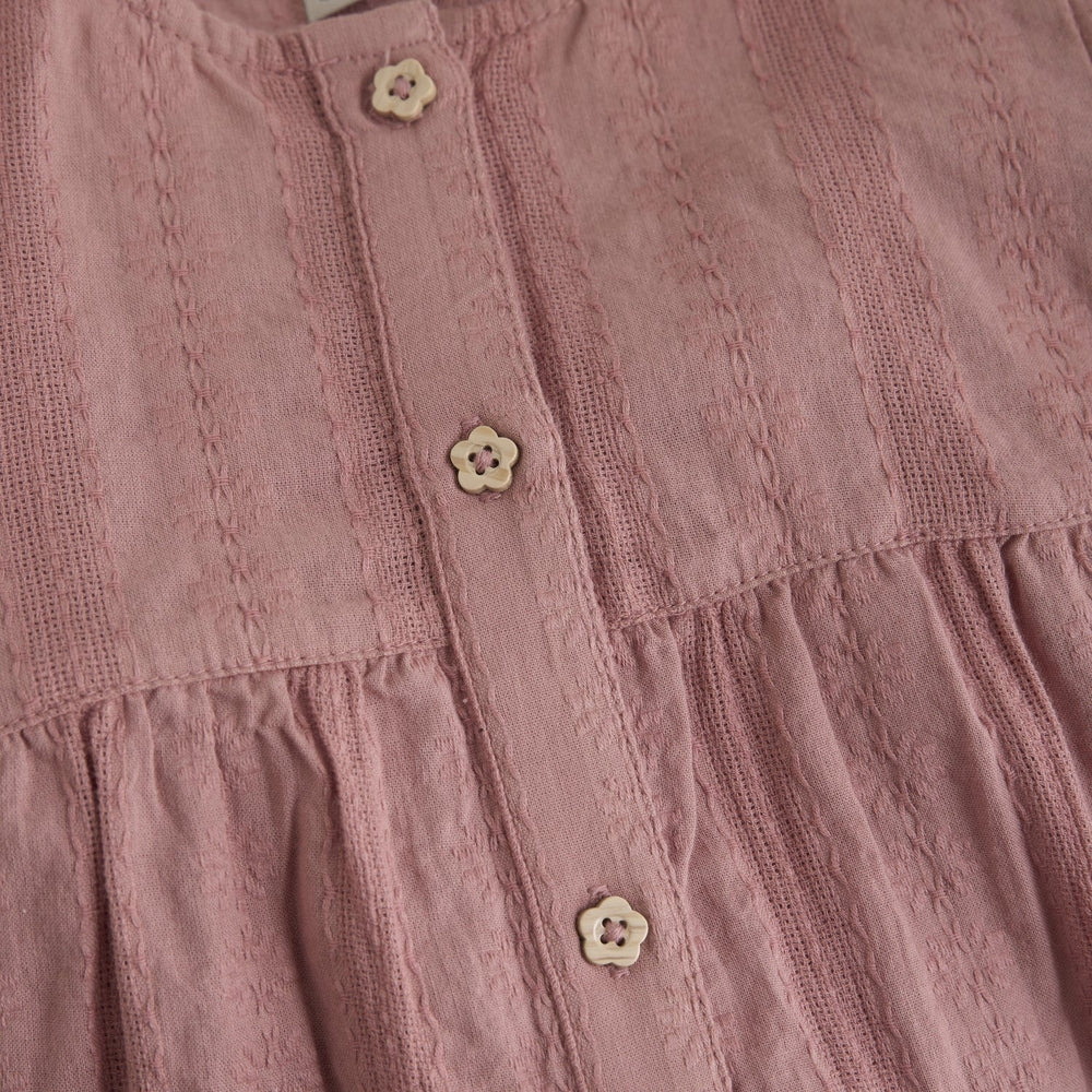 robe vieux rose broderie Daily Seven Mlle et Coco