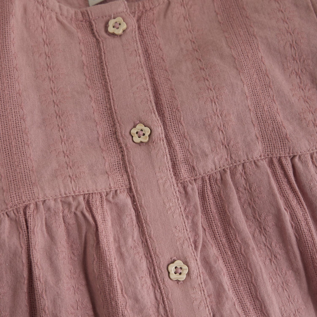 robe vieux rose broderie Daily Seven Mlle et Coco