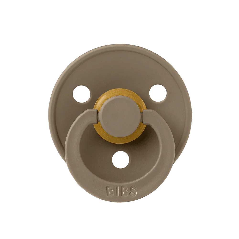 suce bibs paquet  2 ivory dark oak Mlle et Coco