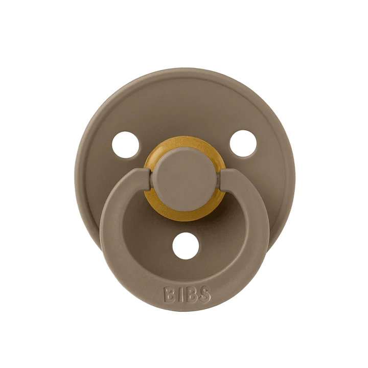 suce bibs paquet  2 ivory dark oak Mlle et Coco