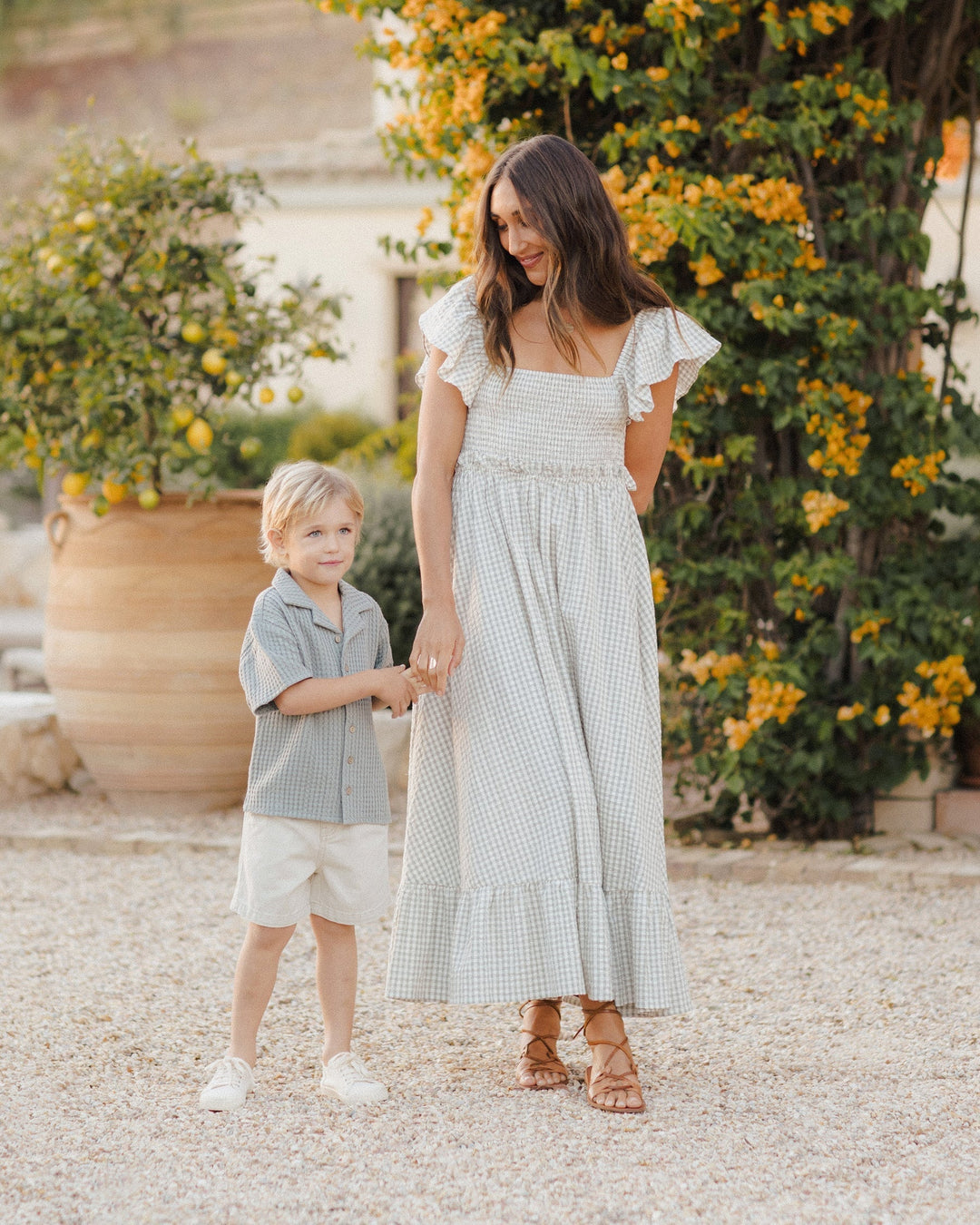 Short en coton Dawson stone (beige) Rylee + Cru Mlle et Coco