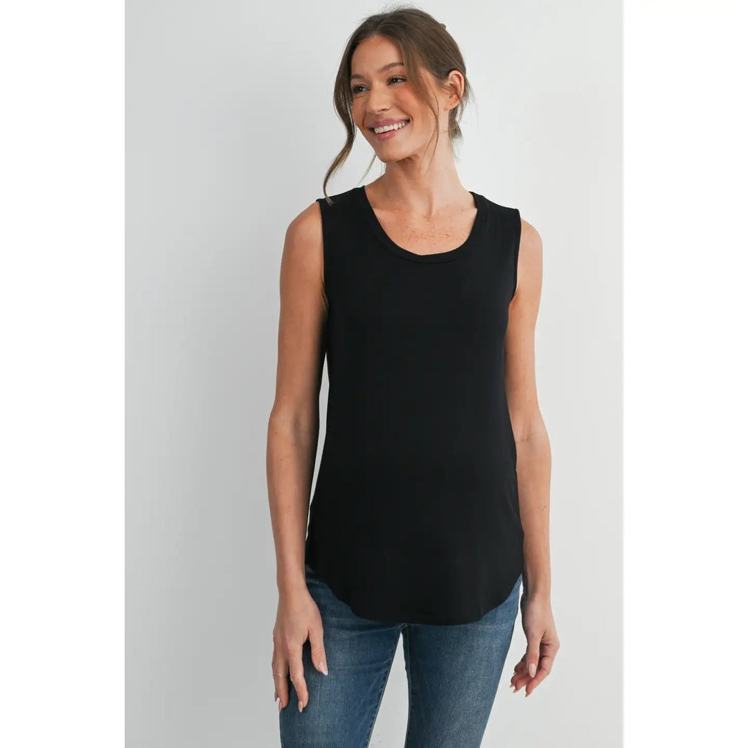 camisole débardeur maternité noir Hello Miz Mlle et Coco