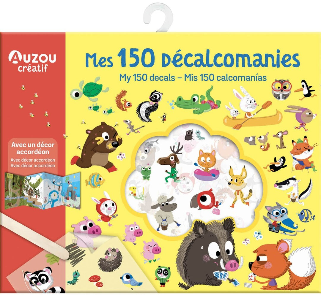 bricolage mes 150 décalcomanies animaux Auzou Mlle et Coco